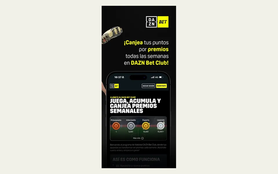 App de DAZN Bet en la App Store de España