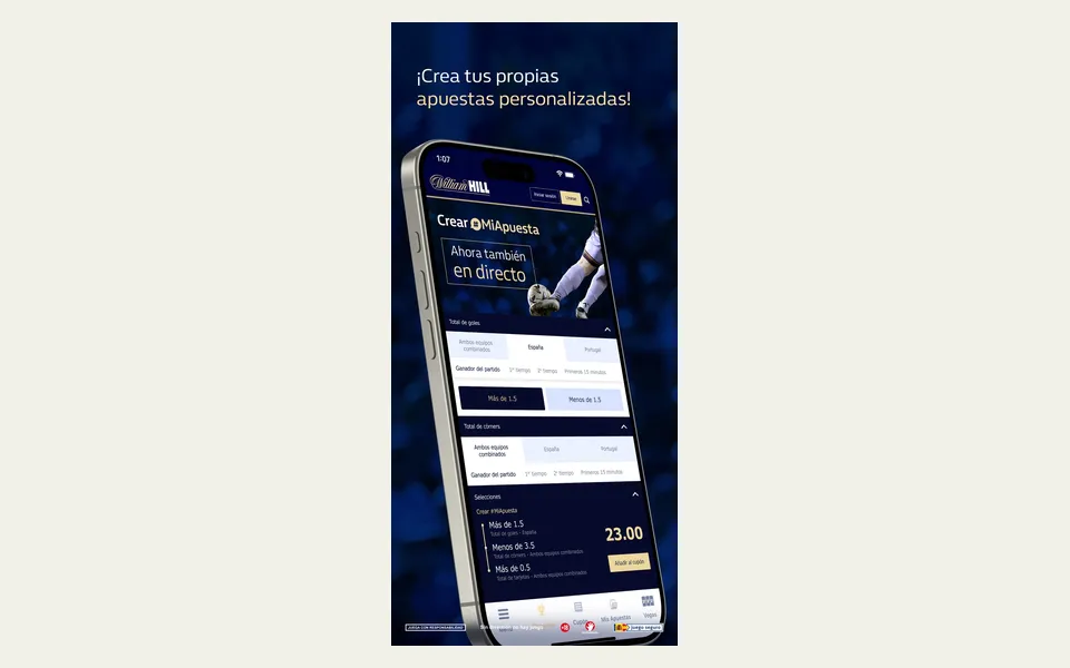App de William Hill en la App Store de España