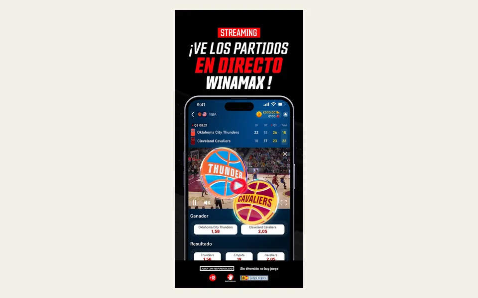 App de Winamax en la App Store de España